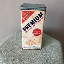 Vintage Nabisco Premium Saltine Cracker Can Metal Tin picture