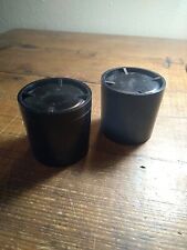 2 EACH VINTAGE BAKELITE FUSE SCREW TOP CONTAINERS BY CCC GOOD USED CONDITION picture