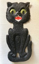 Antique Halloween German BLACK CAT Embossed DIE CUT - c. 1920-1930s picture