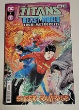 🔑TITANS BEAST WORLD TOUR METROPOLIS #1 02/2024 NM/NM- COVER A DC COMICS  picture