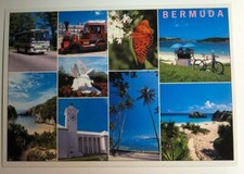 Bermuda Postcard Multi View Scene Vintage Photo 1990s Unused Unposted 6x4 picture
