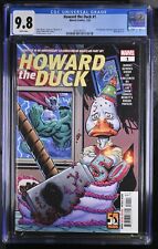 Howard The Duck #1 CGC 9.8 Ed McGuinness Cover A Marvel 2023 White Pages Graded picture