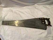 Vintage Antique EC Simonds Klean Kutter  Washington DC Handsaw w/ Etching Carpen picture