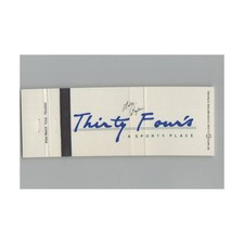 Matchbook Cover Walter Payton's Restaurant Thirty Four's Chicago IL picture
