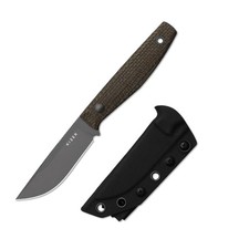 Kizer Dingo Fixed Knife AEB-L Blade Micarta Handle With Sheath Camping 1121A1 picture