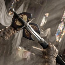 Handmade Strider’s Sword Replica, Aragorn Ranger Medieval Replica Sword & Scab picture
