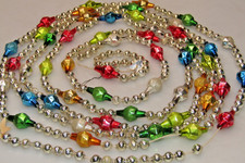 Vintage Glass DIAMOND CANDY Beads 120