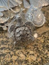 Napkin Rings Turtle Metal Set of 5 picture