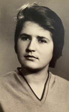 Beautiful girl portrait soviet life young woman ussr vintage photo picture