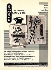 3w7902/ Vintage 1965 Advertising - MOUSON Bamboo - Eau de Cologne picture