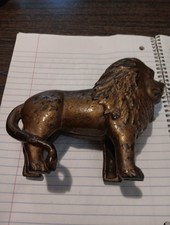 AC Williams antique cast Iron Lion Bank picture