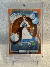 READ DESC: 2026 Topps Chrome SAPPHIRE Disney BELLE 25/25 BOOKEND Orange Sapphire picture