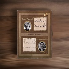 2025 Pieces Of The Past Art And Music Edition Warhol / Dali Handwritten Relics picture