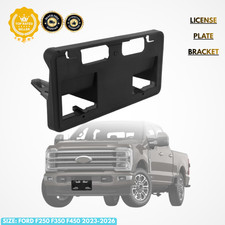 Front License Plate Frame Compatible with 2023-26 Ford F250 F350 F450 Super Duty picture