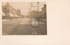 c1907 East Main Street Greenfield IN Indiana   RPPC Photo Postcard COPY picture