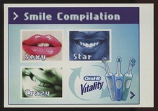 advertising postcard PROMOCARD n.5846 ORAL-B VITALITY-SMILE COMPILATION picture