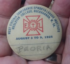 1925 WV Epworth League Institute Wesleyan College Buckhannon WV picture