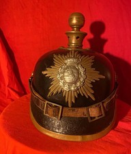 WWI WW1 RARE MINTY German Saxon Artillery Helmet Pickelhaube   picture