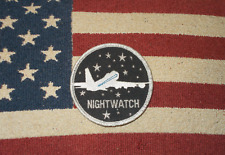 VINTAGE USAF AIR FORCE E-4B NEACP NIGHTWATCH SAC ERA CHEESECLOTH TINSEL PATCH picture