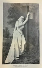 1895 Vintage Magazine Illustration Opera Prima Donna Emma Eames in Tannhauser picture