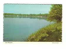 Lake Margrethe Michigan area Vintage postcard Unposted picture