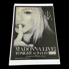 Madonna Live HBO Poster 11 x 17 picture