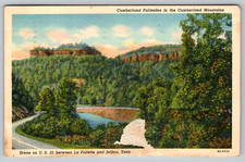 c1940s Cumberland Palisades Knoxville TN La Follette Postcard picture