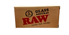 RAW Rolling Papers GLASS ASHTRAY Classic Pack Design all USA picture