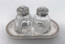 Christofle .925 Sterling Silver Salt & Pepper Shaker w/ Tray (13 sets available) picture