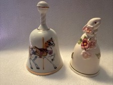 Vintage Bell Carousel Horse/Lion Porcelain Bel-Terr China 4