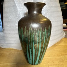 San Pacific International Large Glazed Vase Very Nice 16” Tall picture
