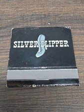Silver Slipper Vintage Las Vegas Casino Advertising Matchbook Un-struck  Full VG picture