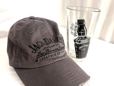 LOT Zac Brown Band • Together On Tour • Jack Daniel's Pint Glass, & Baseball Hat picture