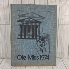1974 Ole Miss Yearbook University of Mississippi Oxford Mississippi Vintage picture