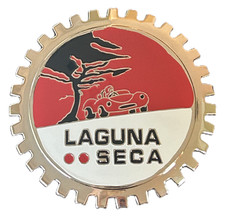 LAGUNA SECA RACING AUTOMOBILE GRILLE BADGE EMBLEM picture