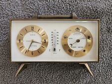 Vintage Semca Pendulette Desk Set with Weather Station - Clock - Barometer picture