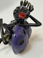 VTG Kitty's Critters Carmen Sexy Ladybug  Extra large Purple RARE Find picture