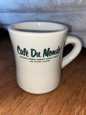 Vintage Cafe Du Monde Restaurant Mug New Orleans LA Coffee Cup Collectible picture