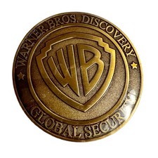 VERY RARE Warner Bros. Discovery Global Security Challenge Coin WBD Collectible picture