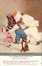 Roosevelt Bears Wax Museum Buster Brown c1907 w/ Advertising Postcard bhn picture