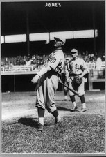 St. Louis MO Fielder Allison Jones 1914 Baseball Bat Swinging Uniform picture