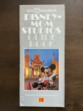 Vintage Disney MGM Studios Guide Book Pamphlet 1989 Walt Disney World picture
