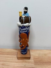 Frothy Beard Shipwrecked Brewer & Octopus Beer Tap Handle - Good Condition picture