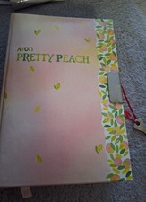 Vintage Avon Pretty Peach Lockable Notebook - Unused picture