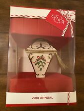 Lenox 2018 Holiday Annual Ornament Lantern Holly Berries Christmas Gift RARE picture
