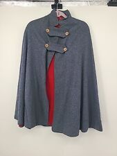 Vintage WW2 Nurses Blue Gray Wool Cape / Standard-ized Apparel Co Military 1940s picture