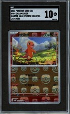 2023 Pokemon 151 Charmander Master Ball Holo SGC 10 picture