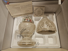 New in Box 4th & final annual Lenox Porcelain Musical Winter Egg 