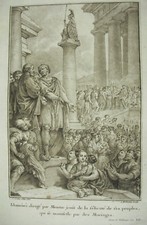 Jean-Baptiste LUCIEN d'ap Charles-Nicolas COCHIN Telemachus Idoménée Mentor 1787 picture