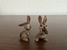 Hagen Renaker Lot of 2 Bunny Rabbit Figurines Adorable - Please Rd picture